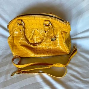 Brahmin ☀️ Yellow Cross Body Purse